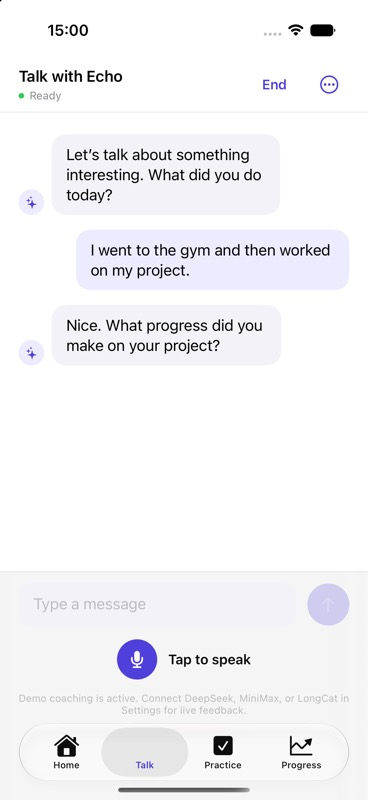 SuperEcho conversation with Echo